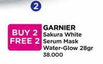 Promo Harga Garnier Sakura White Waterglow Serum Mask  - Watsons