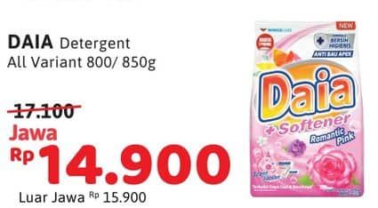 Promo Harga Daia Deterjen Bubuk All Variants 800 gr - Alfamidi