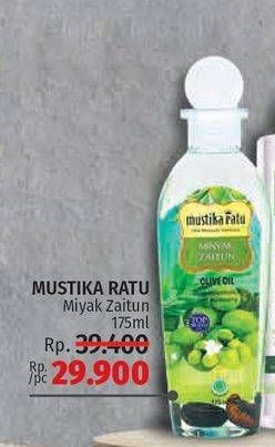 Promo Harga MUSTIKA RATU Minyak Zaitun 175 ml - LotteMart