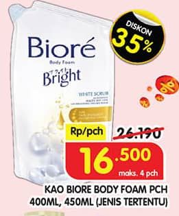 Promo Harga Biore Body Foam  - Superindo