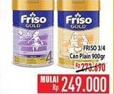 Promo Harga FRISO Gold 4/3 Susu Pertumbuhan   - Hypermart