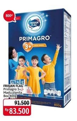 Promo Harga FRISIAN FLAG Primagro 3+ Madu, Vanilla 800 gr - Alfamidi