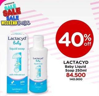 Promo Harga LACTACYD Baby Liquid Soap 250 ml - Watsons