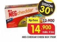 Promo Harga MEG Cheddar Cheese 170 gr - Superindo
