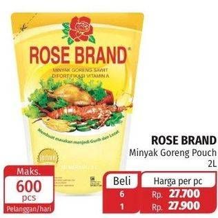 Promo Harga ROSE BRAND Minyak Goreng 2000 ml - Lotte Grosir