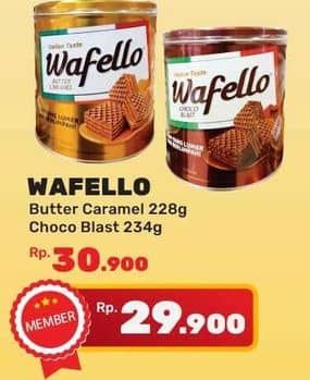 Promo Harga Roma Wafello Butter Caramel, Choco Blast 228 gr - Yogya