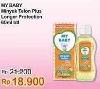 Promo Harga MY BABY Minyak Telon Plus Longer Protection 60 ml - Indomaret