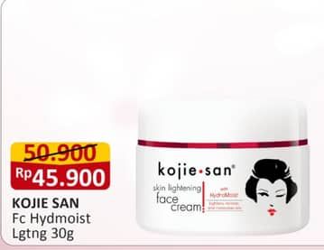 Promo Harga Kojie San Face Lightening Cream 30 gr - Alfamart
