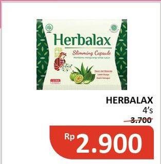 Promo Harga HERBALAX Slimming Capsule 4 pcs - Alfamidi