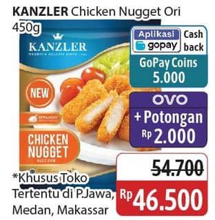 Promo Harga Kanzler Chicken Nugget Original 450 gr - Alfamidi