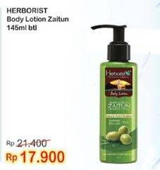 Promo Harga HERBORIST Body Lotion Zaitun 145 ml - Indomaret
