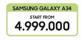 Promo Harga Samsung Galaxy A34 5G 1 pcs - Electronic City