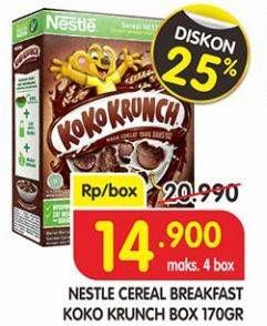 Promo Harga NESTLE KOKO KRUNCH Cereal 170 gr - Superindo