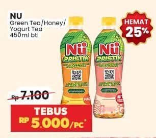 Promo Harga Nu Green Tea/Yogurt Tea  - Indomaret