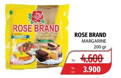 Promo Harga ROSE BRAND Margarine 200 gr - Lotte Grosir