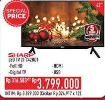 Promo Harga SHARP 2T-C42BD1i | LED TV 42"  - Hypermart