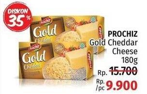Promo Harga PROCHIZ Gold Cheddar 170 gr - LotteMart