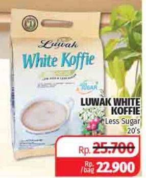 Promo Harga Luwak White Koffie per 20 sachet - Lotte Grosir