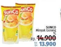 Promo Harga SUNCO Minyak Goreng 1000 ml - LotteMart