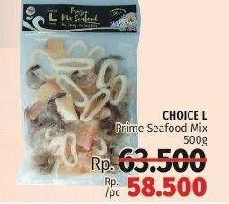 Promo Harga CHOICE L Seafood Mix 500 gr - LotteMart