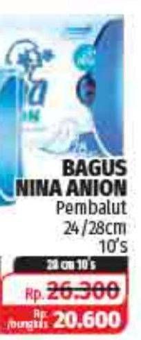 Promo Harga Bagus Nina Anion 28cm 10 pcs - Lotte Grosir