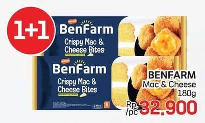 Promo Harga Benfarm Crispy Mac and Cheese Bites 180 gr - LotteMart