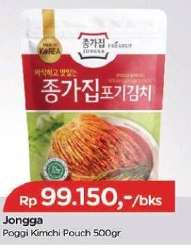 Promo Harga JONGGA Kimchi Poggi 500 gr - TIP TOP