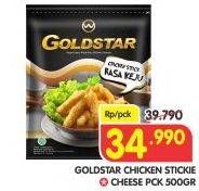 Promo Harga GOLDSTAR Nugget Stickie Cheese 500 gr - Superindo