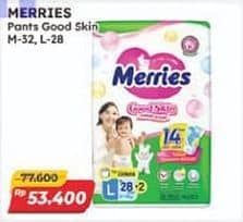 Promo Harga Merries Pants Good Skin M32, L28 28 pcs - Alfamart