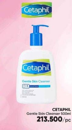 Promo Harga CETAPHIL Gentle Skin Cleanser 500 ml - Guardian
