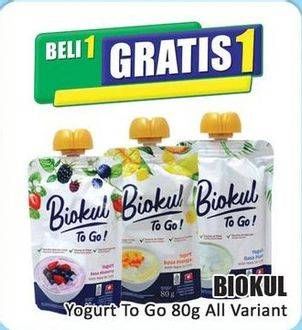 Promo Harga Biokul Yogurt To Go! All Variants 80 gr - Hari Hari