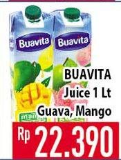 Promo Harga BUAVITA Fresh Juice Guava, Mango 1 ltr - Hypermart