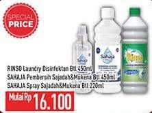 RINSO Laundry Disinfektan/SAHAJA Pembersih Higienis Sajadah & Mukena/Spray