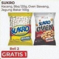 Promo Harga DUA KELINCI Kacang Sukro BBQ, Oven Rasa Bawang, Oven Rasa Jagung Bakar, Original 100 gr - Alfamart