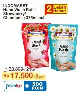 Promo Harga Indomaret Hand Wash Strawberry, Camomile 375 ml - Indomaret