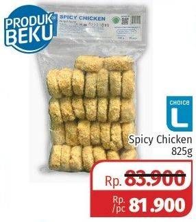 Promo Harga CHOICE L Spicy Chicken 825 gr - Lotte Grosir