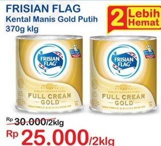 Promo Harga FRISIAN FLAG Susu Kental Manis per 2 kaleng 370 gr - Indomaret