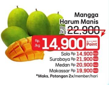 Promo Harga Mangga Harum Manis  - LotteMart