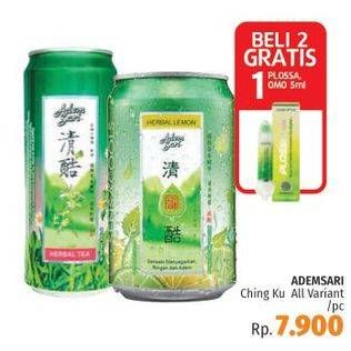 Promo Harga ADEM SARI Ching Ku Herbal Tea, Herbal Lemon 320 ml - LotteMart