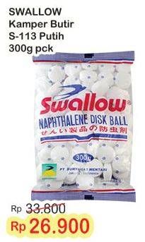 Promo Harga Swallow Naphthalene Disk Ball S-113 300 gr - Indomaret