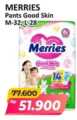 Promo Harga Merries Pants Good Skin M32, L28 28 pcs - Alfamart