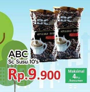 Promo Harga ABC Kopi per 10 sachet - Yogya