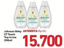 Promo Harga JOHNSONS Baby Cottontouch Top to Toe Bath 200 ml - Carrefour