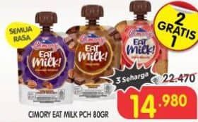 Promo Harga Cimory Eat Milk All Variants 80 gr - Superindo