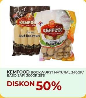 Promo Harga Kemfood Sosis Bockwurst/Baso Sapi  - Yogya
