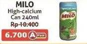 Promo Harga MILO Susu UHT Calcium 240 ml - Alfamart