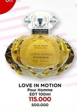 Promo Harga Love In Motion Diamond Pour Homme 100 ml - Watsons