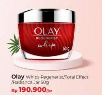 Promo Harga OLAY Whip Regenerist, Total Effects, White Radiance 50 gr - Carrefour