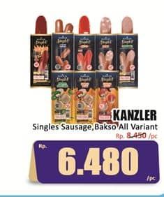 Promo Harga Kanzler Sosis Single All Variants 60 gr - Hari Hari