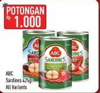 Promo Harga ABC Sardines All Variants 425 gr - Hypermart